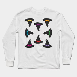 Witch Hats Colors - Halloween Lover Sticker pack Long Sleeve T-Shirt